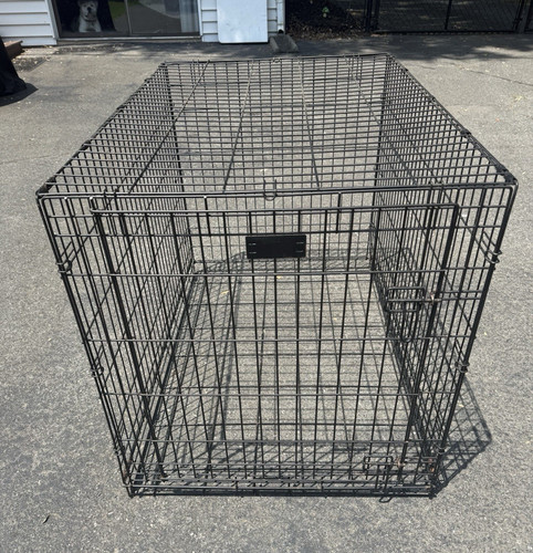 Folding steel wire dog - folding,